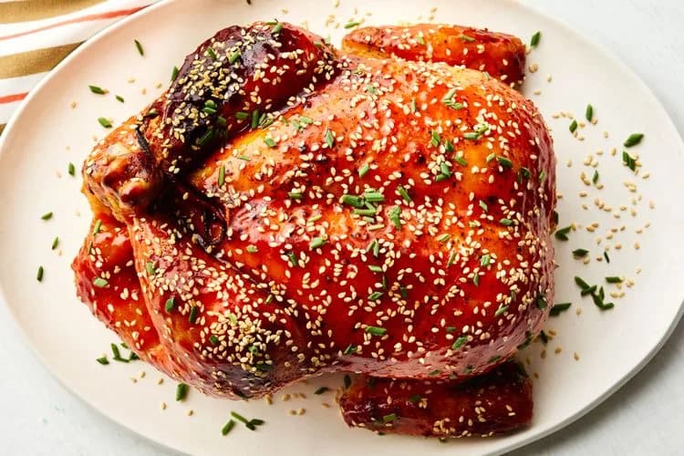 Honey-Gochujang Roast Chicken