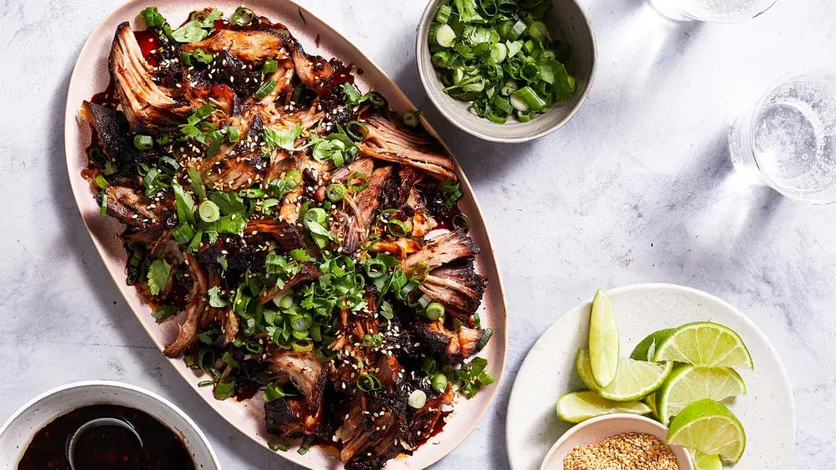 Honey-Soy Braised Pork with Lime and Ginger