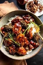 Sheet Pan Sticky Ginger Soy Chicken and Broccoli