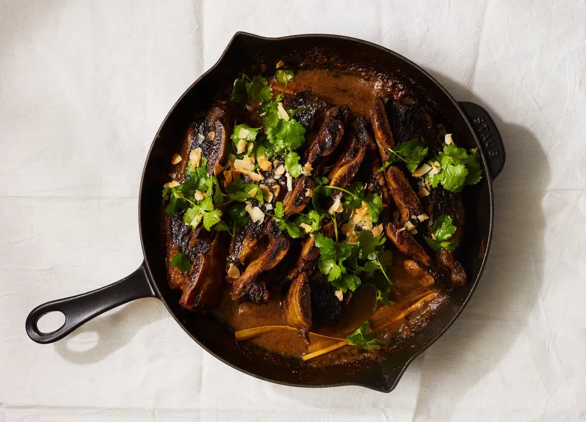 Short Ribs Slow-Roasted in Coconut Milk