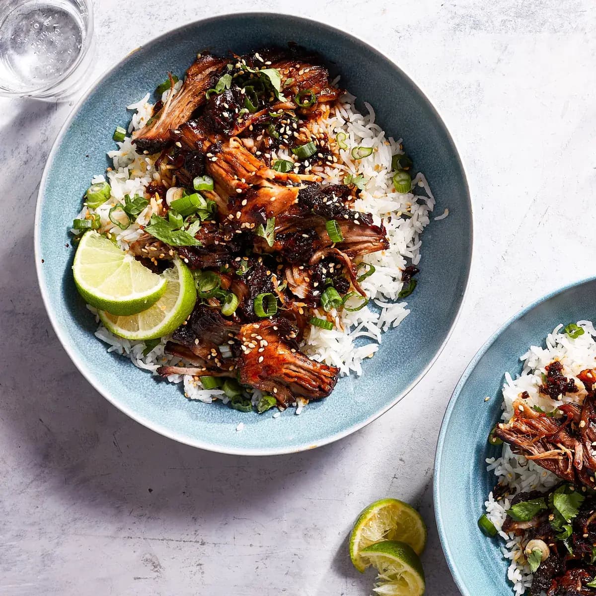 Slow Cooker Honey-Soy Braised Pork with Lime and Ginger