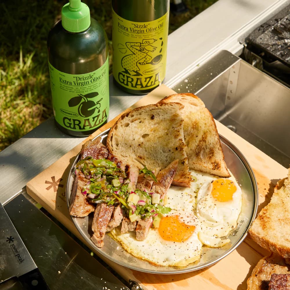 Snow Peak X Graza Igt Steak & Eggs