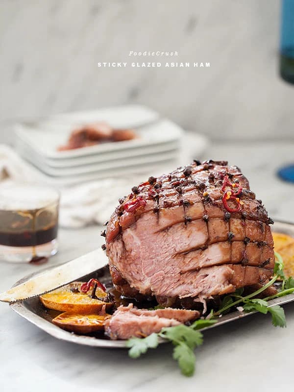 Sticky Glazed Asian Ham