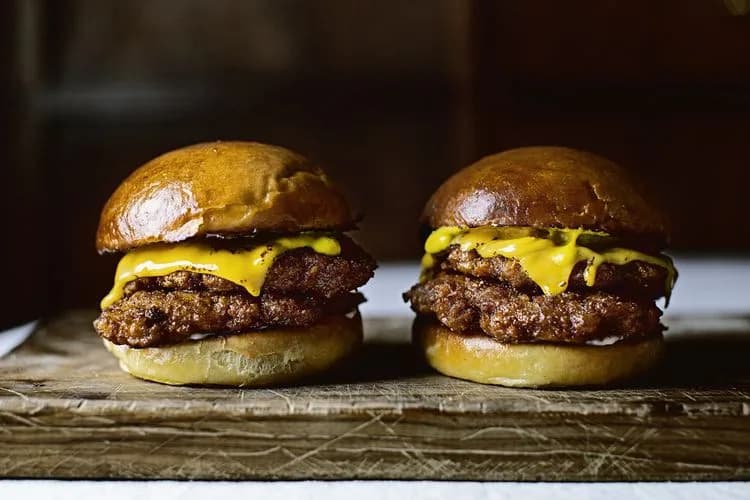 Super-Crispy Chicken Smash Burgers