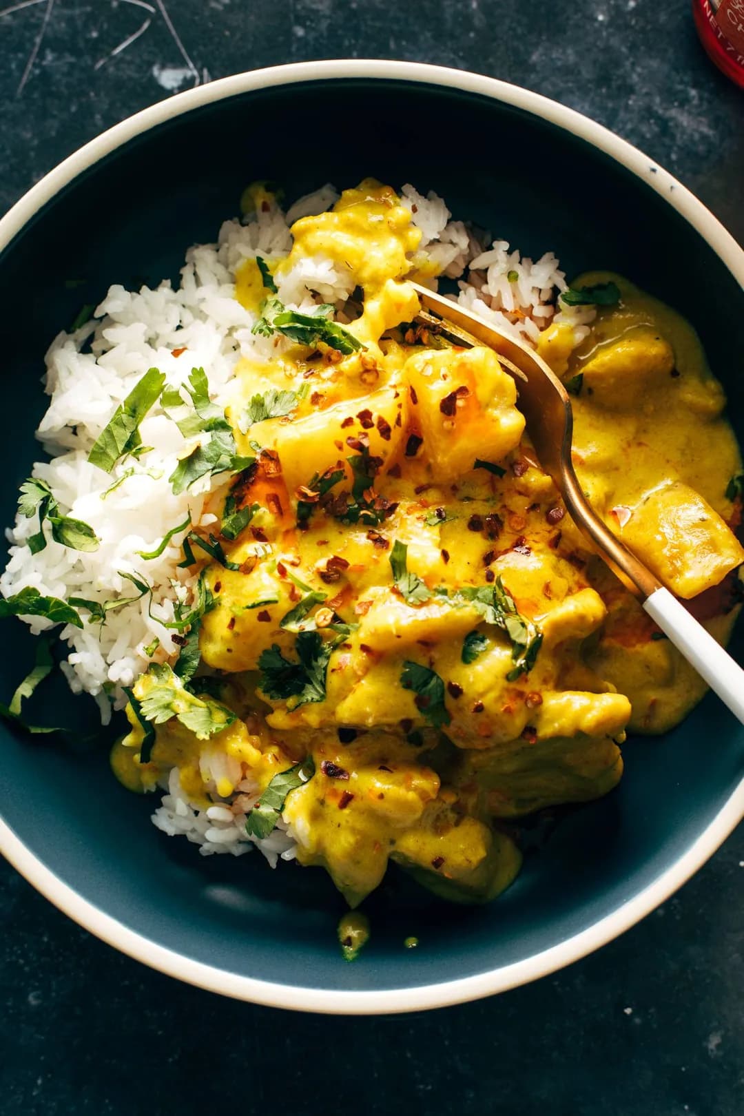 Thai Yellow Chicken Curry with Potatoes