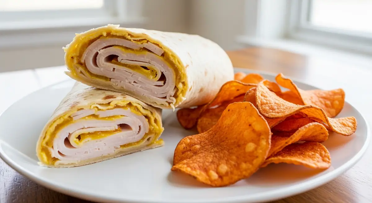 Turkey and Hot Honey Mustard Wrap