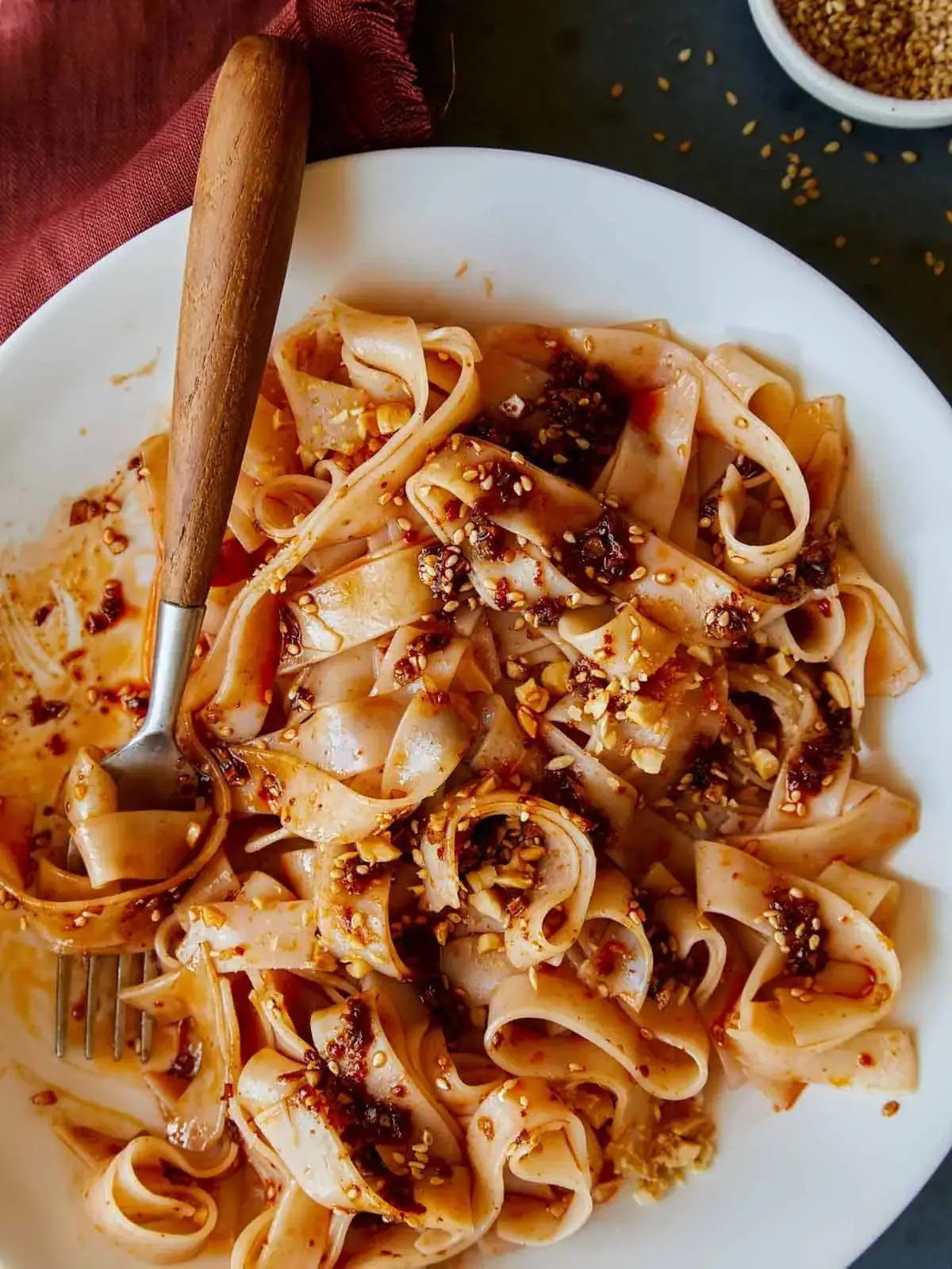 Chile Oil Garlic Noodles