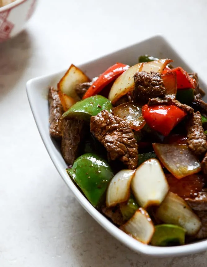 Chili Garlic Beef Stir Fry with Coconut Jasmine Rice