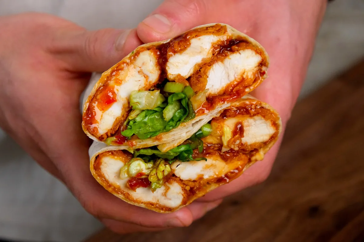 Chilli Sesame Chicken Tender Wrap