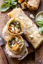 Fajita Chicken and Avocado Ranch Salad Wraps