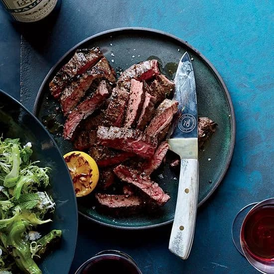 Mark Bittman's Grilled Skirt Steak with Chimichurri Sauce