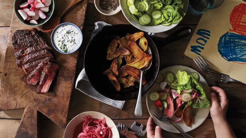 Steak Salad with Horseradish Dressing