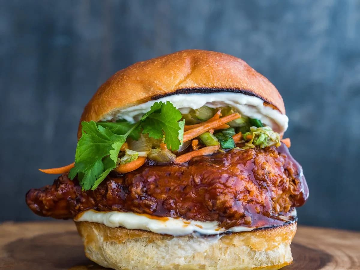 This Sticky Chicken Sandwich Is Destined to Make a Delicious Mess