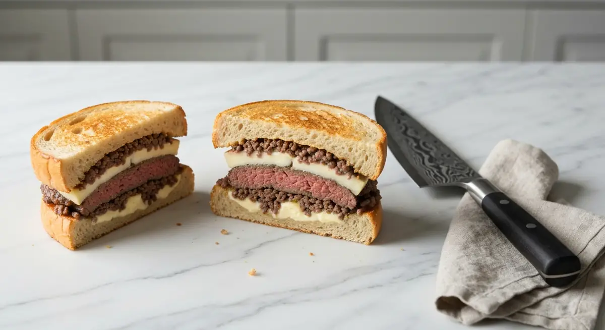 Umami Burgers with Port and Stilton