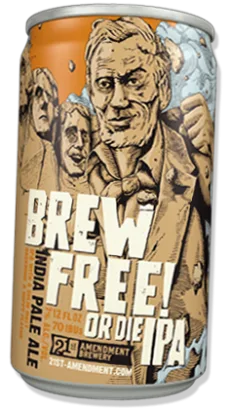 21st Amendment Brewing Company - Brew Free or Die IPA