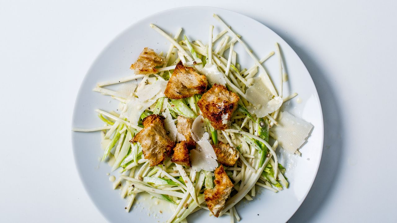 Celery Caesar Salad