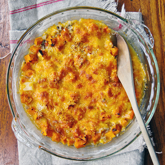 Chicken, Sweet Potato and Rice Casserole
