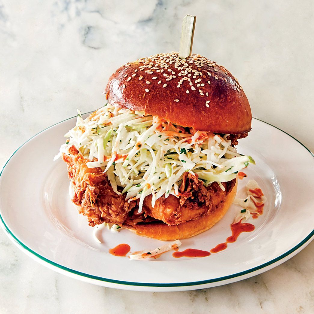 Fried Chicken, Hot Sauce and a Sandwich Walk Into a Bar