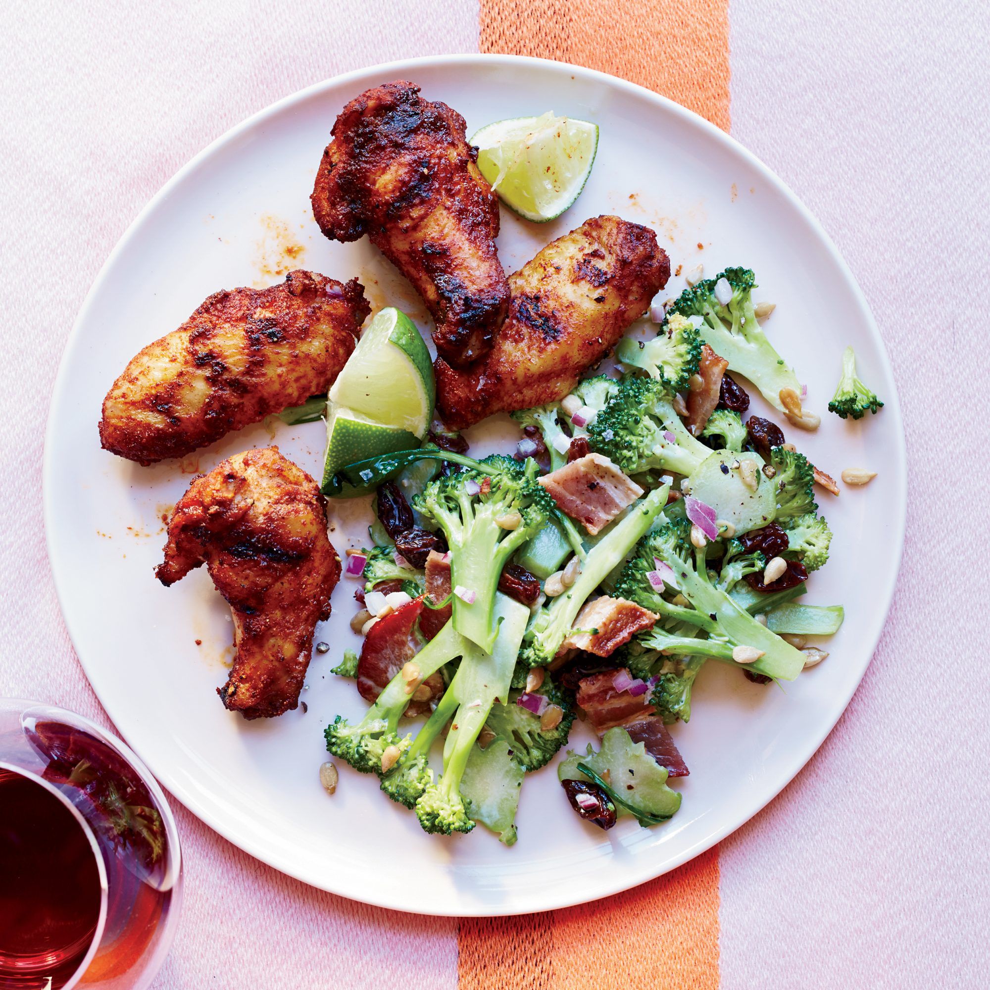Grilled Chicken Wings with 9-Spice Dry Rub